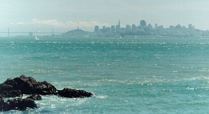 SF viewed from Ft.Baker near Sausalito
